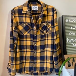 Yellow and Blue Flannel